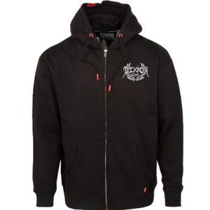 DIXXON | Shirts | Dixxon Flannel White Electric Crest Zip Up Hoodie